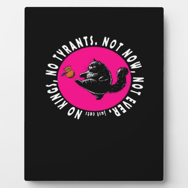 No Kings, Just Cats Essential Fotoplatte (Vorderseite)