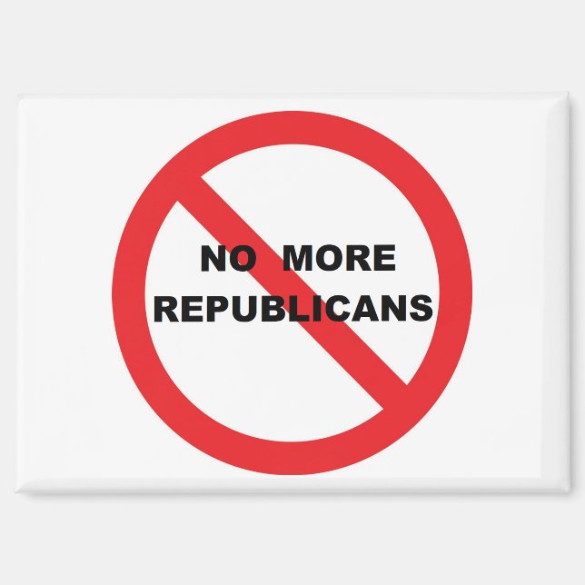 NO kings  Magnet (Vorderseite)