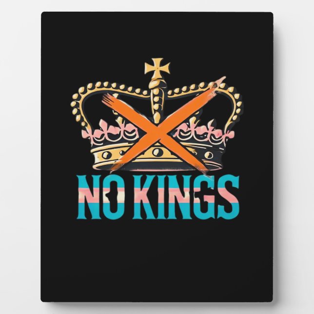 No Kings No Oligarchs  Fotoplatte (Vorderseite)