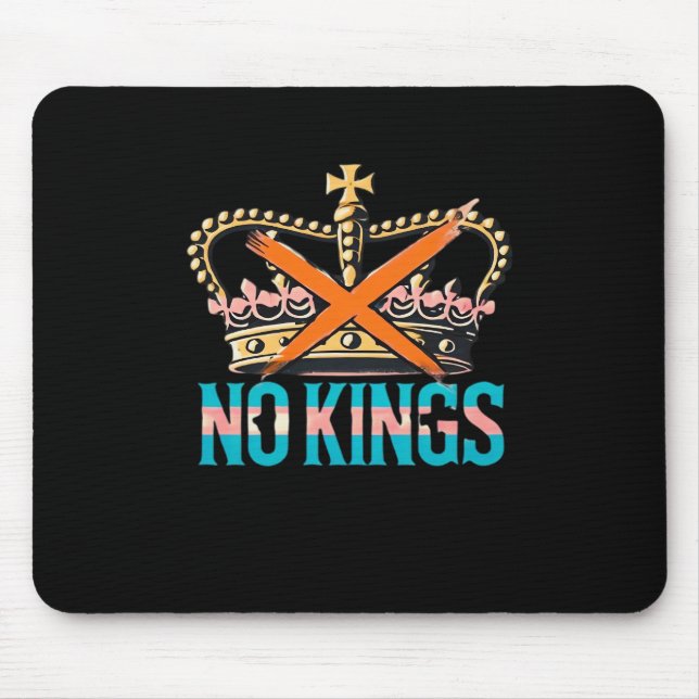 No Kings No Oligarchs  Mousepad (Vorne)