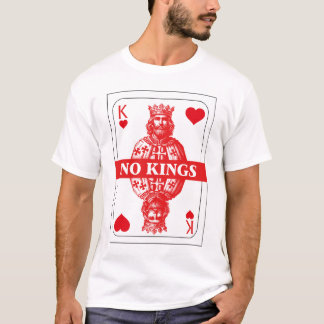 No Kings Playing Card Shirt