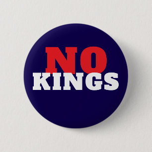 NO KINGS Protest Button