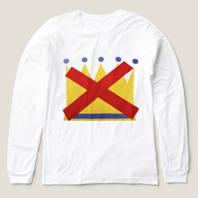 No Kings Protest Resist Unite Tri-Blend Shirt (Design Vorderseite)