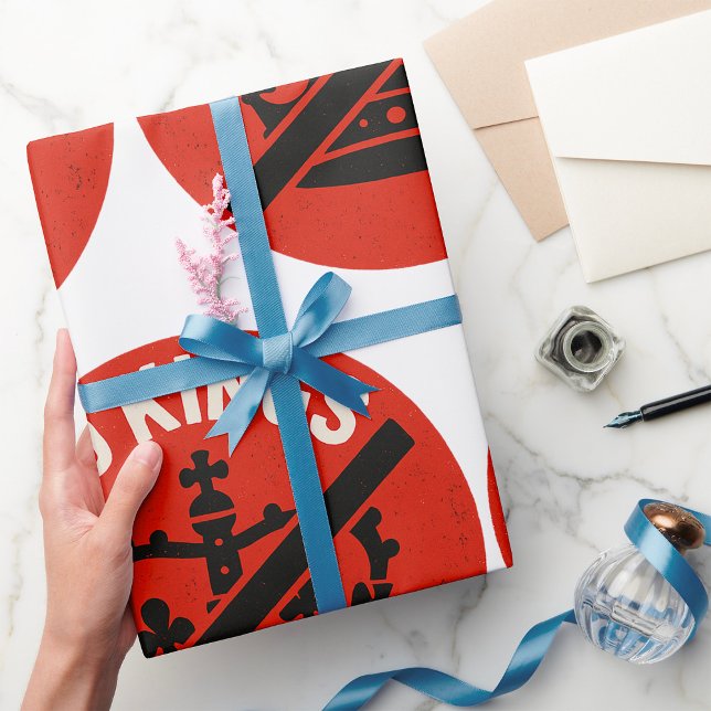 No Kings Protest Symbol Geschenkpapier (Von Creator hochgeladen)