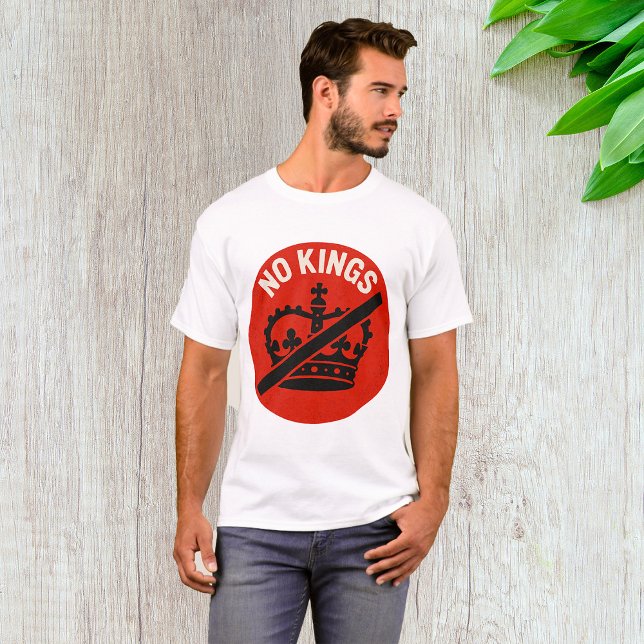 No Kings Protest Symbol T-Shirt (Von Creator hochgeladen)