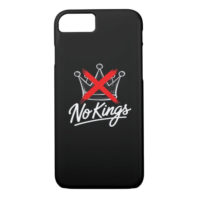 No Kings Simple Crown Artistic Design Case-Mate iPhone Hülle (Rückseite)