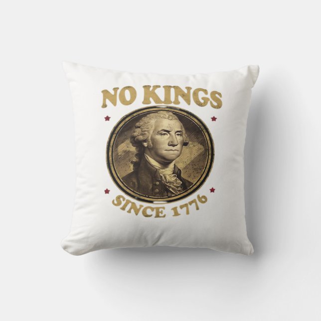 No Kings Since 1776 Classic Kissen (Vorderseite)
