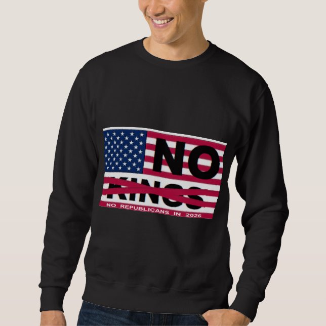 NO KINGS SWEATSHIRT (Vorderseite)