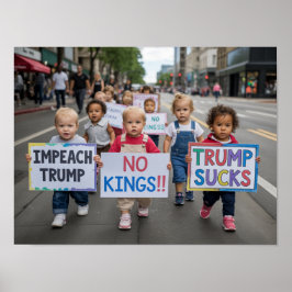 No Kings Toddler Poster