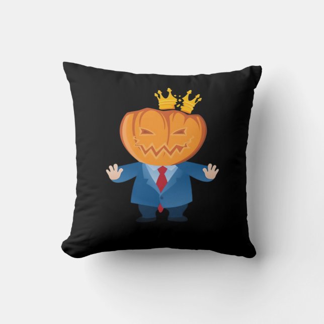 No Kings - Trumpkin Pumpkin Classic Kissen (Vorderseite)