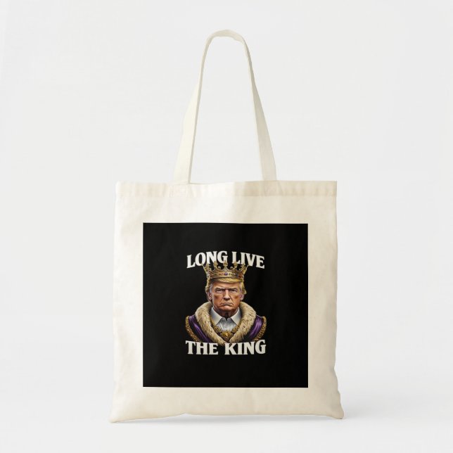 No Kings Vintage Long The King  Tragetasche (Vorne)