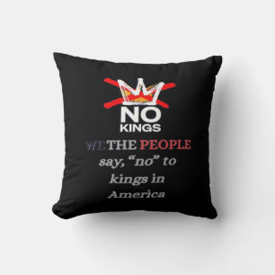 No Kings We the People Freedom Klassischer Stil Kissen