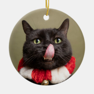 No Kisses Diese Weihnachts Funny Congue Keramik Ornament