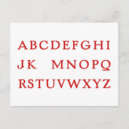 No L Christmas Letter / Einladung