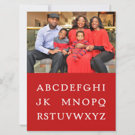 "No L" "Flat Christmas Card" Feiertagskarte