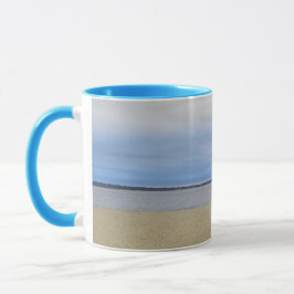No Lifeguard on Duty Two-Tone Mug Tasse