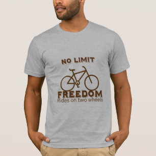 No Limit Freedom Fahrrad T-Shirt für Männer Radf