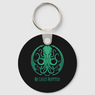 No Lives Cthulhu Sticker Schlüsselanhänger