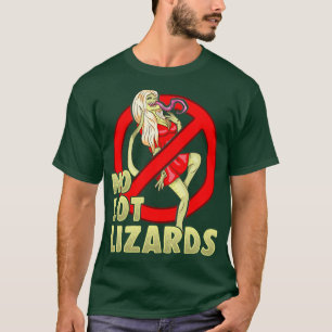 No Lot Lizards Husband Gift Ehefrau Trucker Funny  T-Shirt