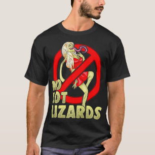 No Lot Lizards Mens Truck Driver Vater Trucker Fun T-Shirt