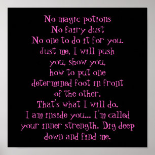 No magic potions poster