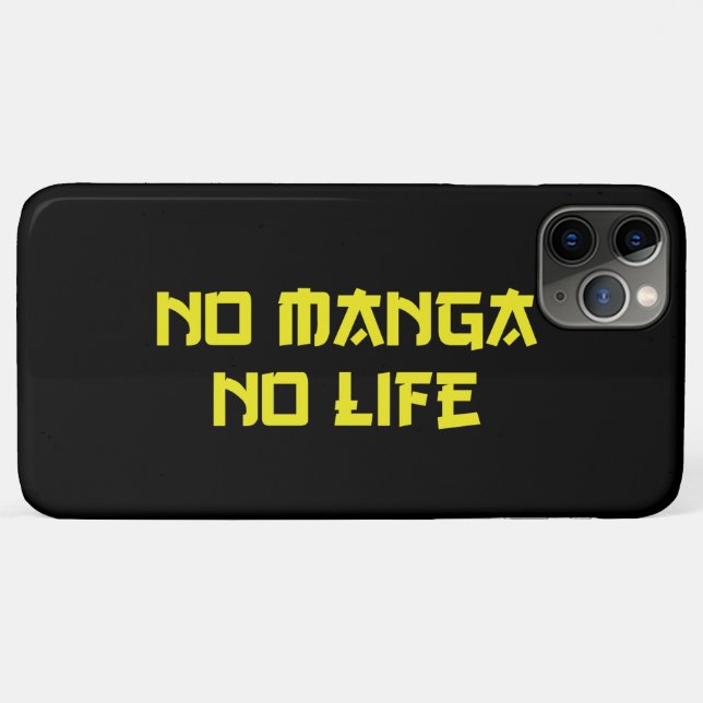 NO MANGA NO LIFE Case-Mate iPhone HÜLLE (Rückseite (Horizontal))