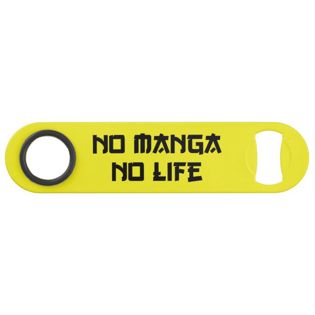 NO MANGA NO LIFE SPEED FLASCHENÖFFNER (Vorderseite (Horizontal))