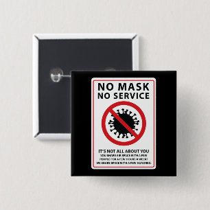 no mask no service shared air button