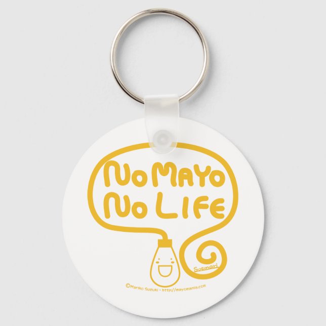 No Mayo No Life Schlüsselanhänger (Vorderseite)