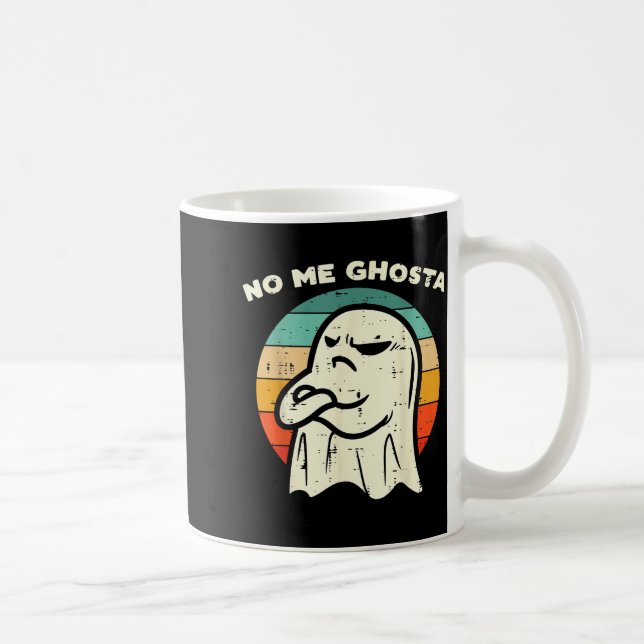 No Me Ghosta Funny Ghost Mexican Halloween Men Wom Kaffeetasse (Rechts)