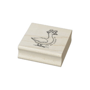 No Me Goose Ta (No Me Gusta) Gummistempel