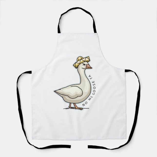 No Me Goose Ta (No Me Gusta) Schürze (Vorderseite)