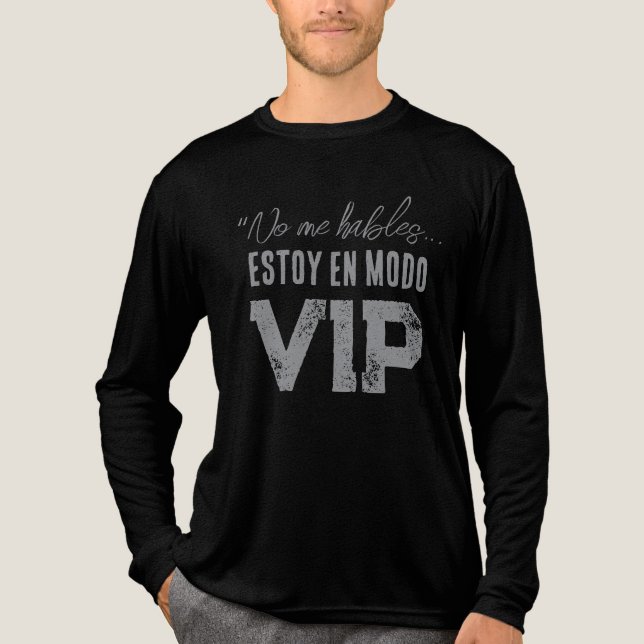 No me hables estoy en modo VIP Tri-Blend Shirt (Vorderseite)
