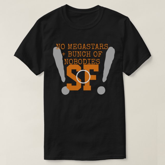 NO MEGA-STARS + NOBOKES T-Shirt (Design vorne)