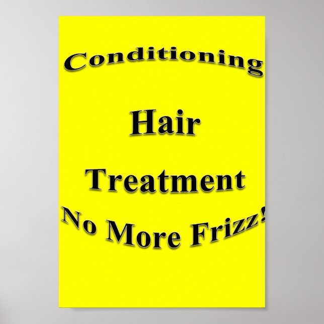 No More Frizz Poster Matte (Vorne)