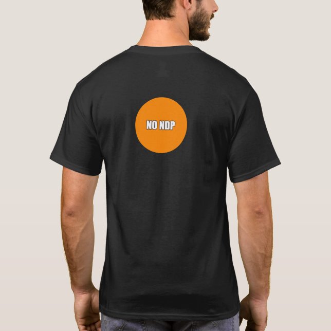 NO NDP T-Shirt (Rückseite)