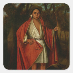 No Neath Tan no Ton Quadratischer Aufkleber