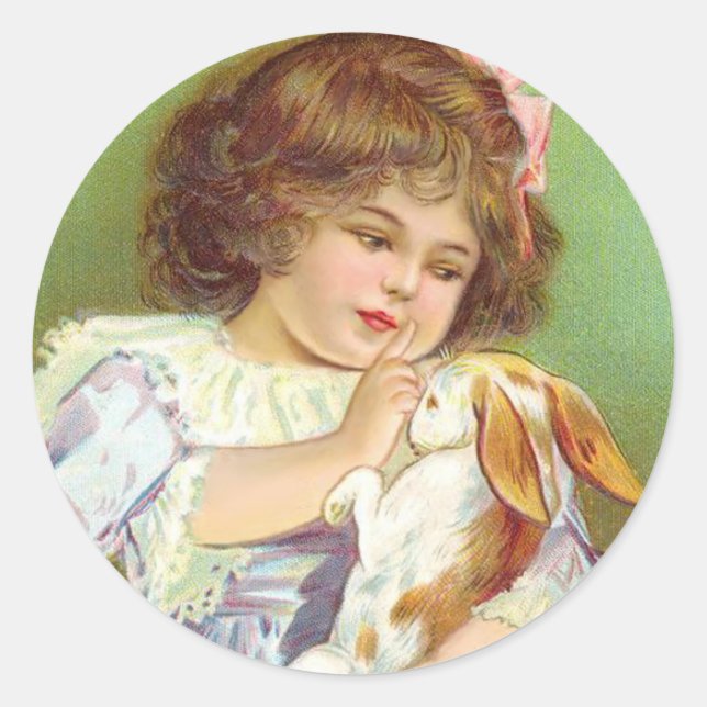 No No No Bunny Runder Aufkleber (Vorderseite)