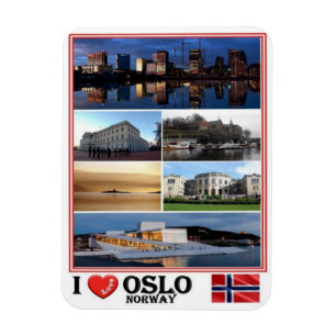 NO Norwegen - Oslo - Magnet
