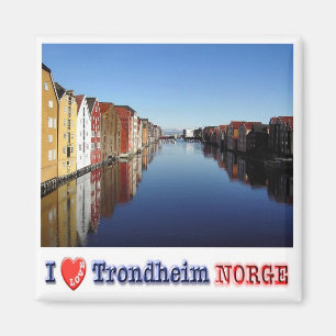 NO - Norwegen - Trondheim - I - Liebe Magnet