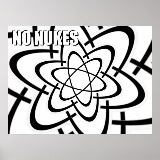 NO NUKES POSTER (Vorne)
