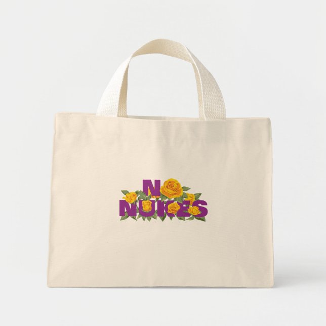 NO NUKES - ROSE MISSION offiziell Kleine Tasche (Vorne)