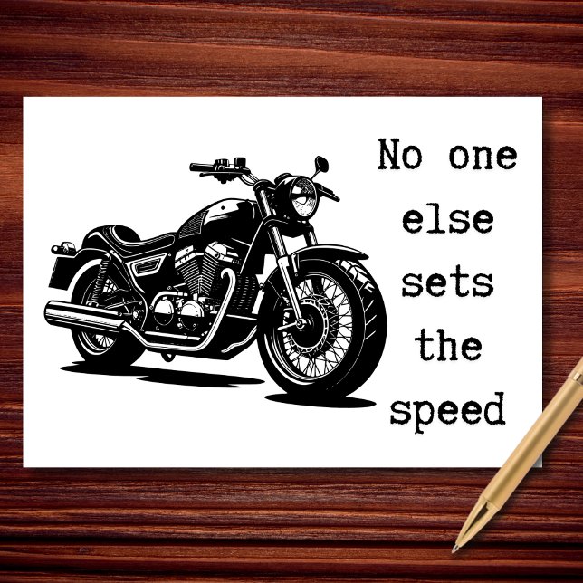No One Else Sets the Speed Karte (Your ride. Your rules. No explanations needed.)