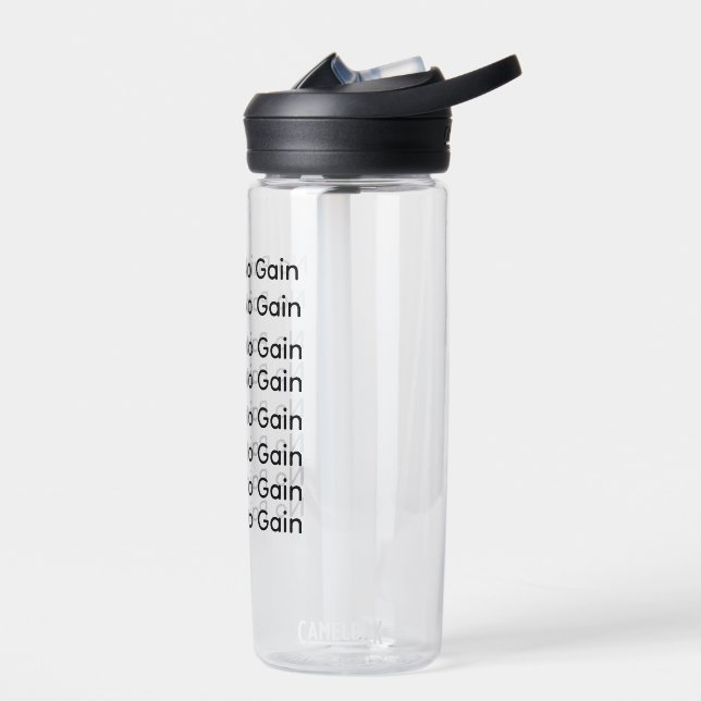 "No Pain No Gain" Spielmotivation Wasserflasche Trinkflasche (Links)