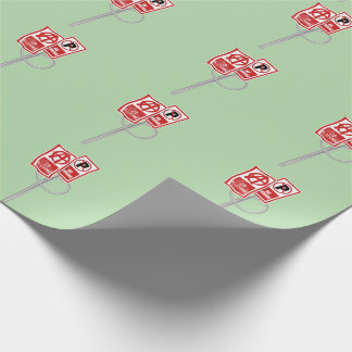 No parking anarchy sign geschenkpapier