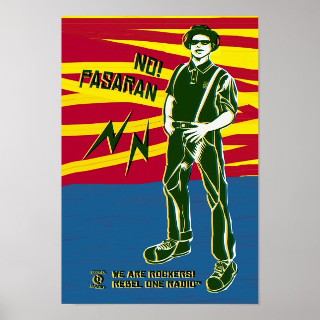 NO PASARAN POSTER (Vorne)