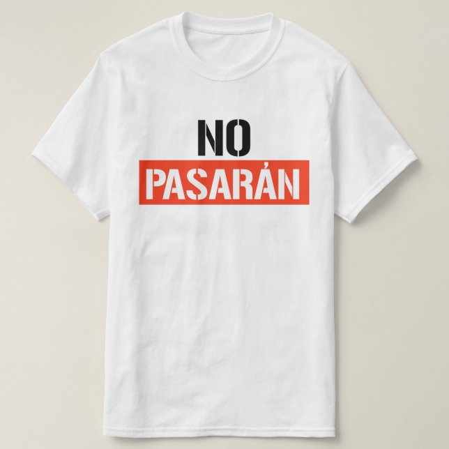 No Pasaran T-Shirt (Design vorne)
