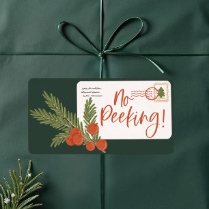No Peeking Special Delivery Postage Umschlag Etike