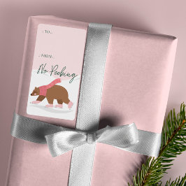 No Peeking Woodland Bear Ice Skating To From