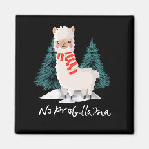 No Prob Lama Christmas Bestes Geschenk für Alpaca